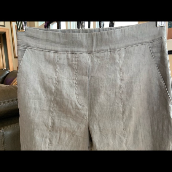 crea linen-blend slacks - Picture 4 of 7